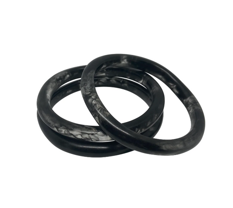 3 Pack Curved Bangle BLACK