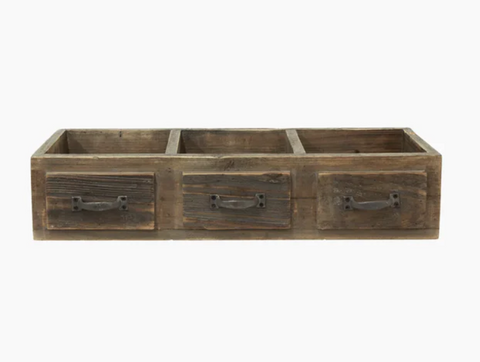 3 Part Organiser Faux Draws