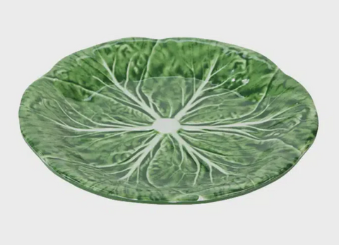 Melamine Cabbage Dinner Plate Green