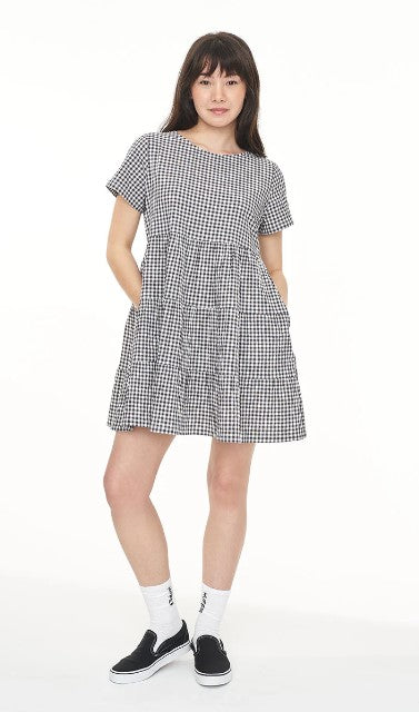 Catalina Midi Dress Black Ivory