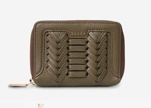 Saben Landry Wallet Rosemary Macro Weave