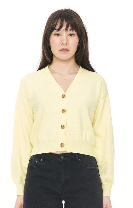 Bibi Knit Cardigan Limincello