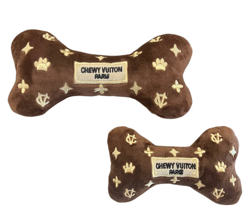 Chewy V Brown Bone Small