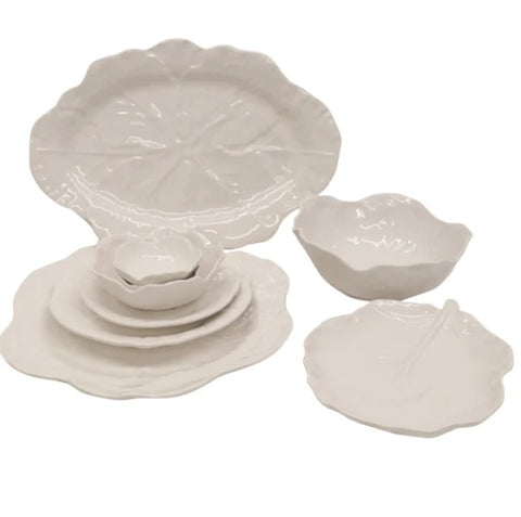 Melamine Cabbage Oval Platter 40cm