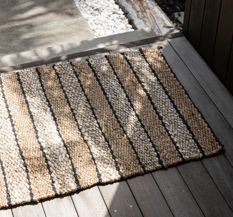 Chatham Jute Floor Mat - MULTI - 60x100cm