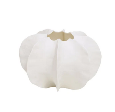 Fine Bone China Pod Vase White