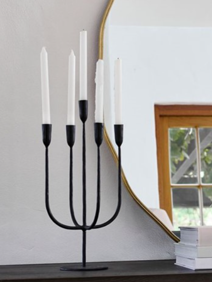 Dax 5 Light Iron Candelabra