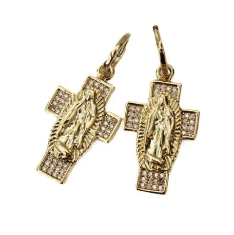 Earrings - Seraph Symbol - Cross