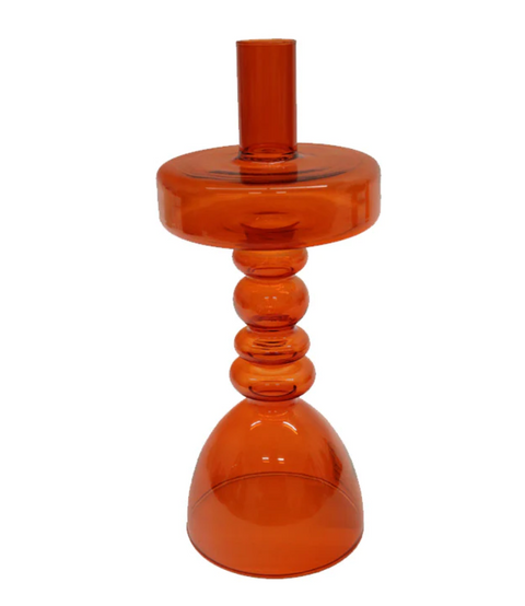 Harlow Candlestick Orange 24cm