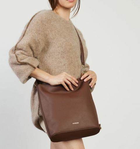 June Shoulder Bag Umber Pebble