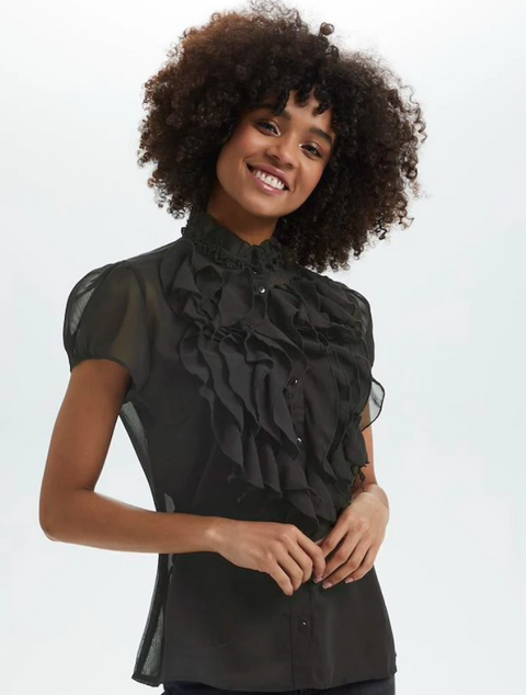 Saint Tropez Lilja Shirt Black