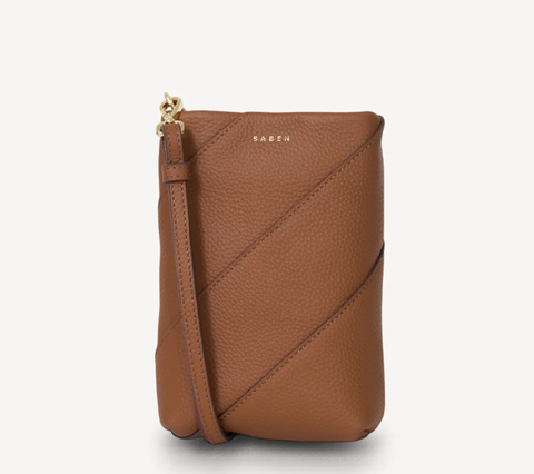 Saben Maggie Crossbody Tan Bias