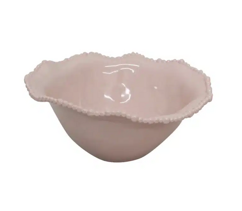 Melamine Pearl Bowl 36cm Pink