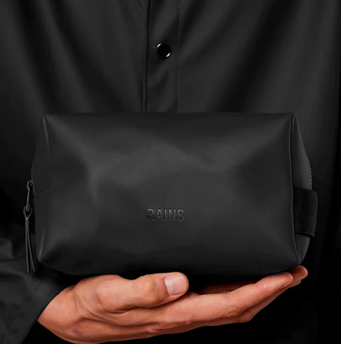 RAINS Wash Bag Small - BLACK