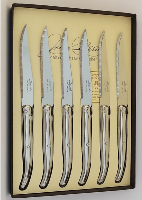 Stainless steel 6 steak knives gift box
