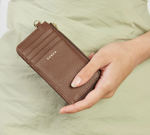 Saben Winona Card Holder Umber