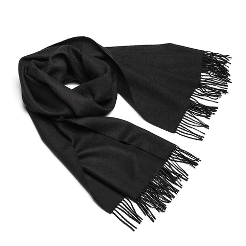 Alpaca Scarf 30x200 Black