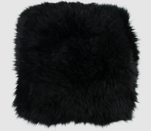 Black Sheepskin Seat Pad