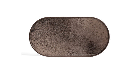 Bronze Mirror Tray Oblong