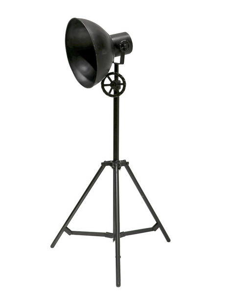 Chandri Metal Lamp Black