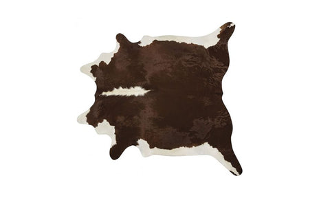 Brazillian Cowhide tan/white large