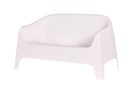 LUNA Outdoor 2 Seater White