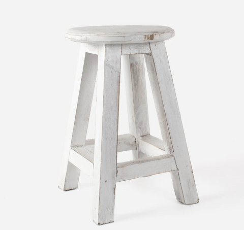 Florence Stool Round White