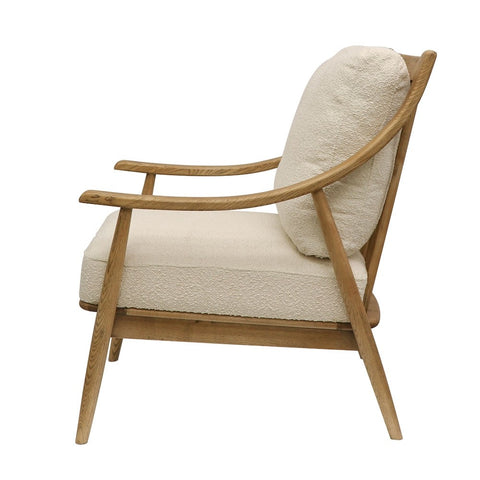 Greer Armchair - Cream Boucle