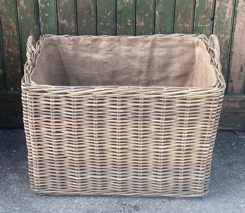 Large Rectangle Lined Basket