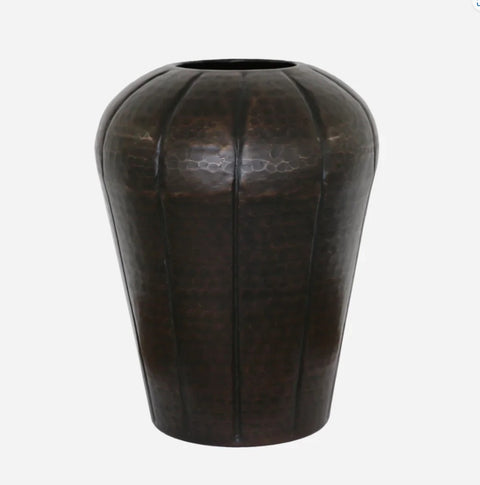 Ludlow Urn Vase in Copper Black