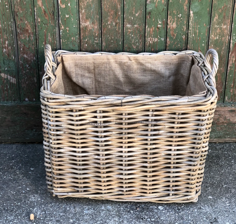 Medium Lined Rectangle Basket