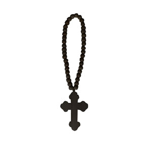 Raven Wall Cross Black 67cm