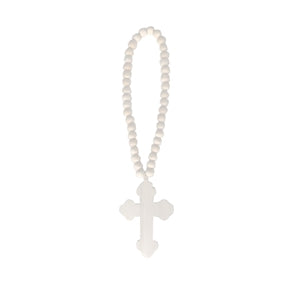 Raven Wall Cross White 67cm