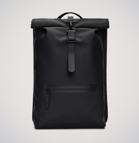 Rains Rolltop Rucksack Black Large