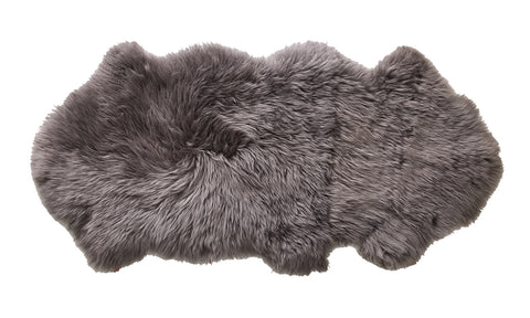 Long Wool 1.5 Sheepskin Smoke Grey