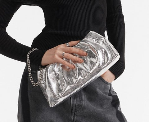 The Clutch Bag - Silver