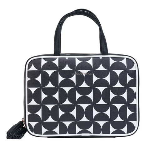 Vanity Toiletries Bag B&W Geo