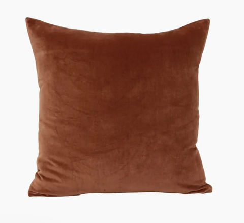 Velvet Cushion Cover Cinnamon