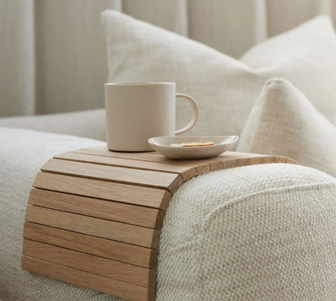 Arm Chair Side Rest Natural Oak