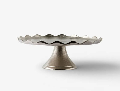 Aster Cake Stand Silver Small