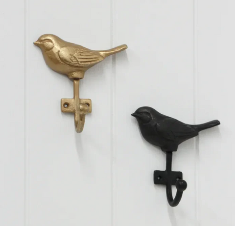 Birdie Iron Wall Hook Gold