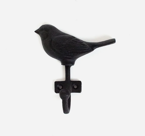 Birdie Iron Wall Hook Black