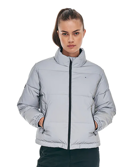 Huffer WMNS Box Puffer Jacket Reflective