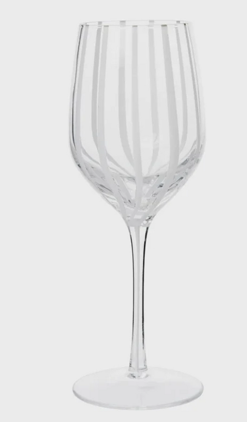 BROSTE Stripe White Wine Glass - Set 4