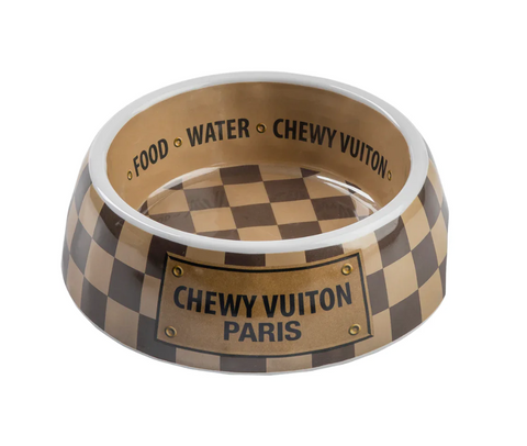 Chewy V Brown Bowl Large