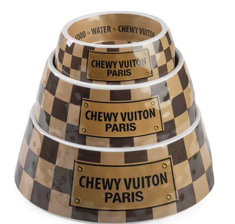 Chewy V Brown Bowl Small