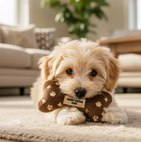 Chewy V Brown Bone Medium