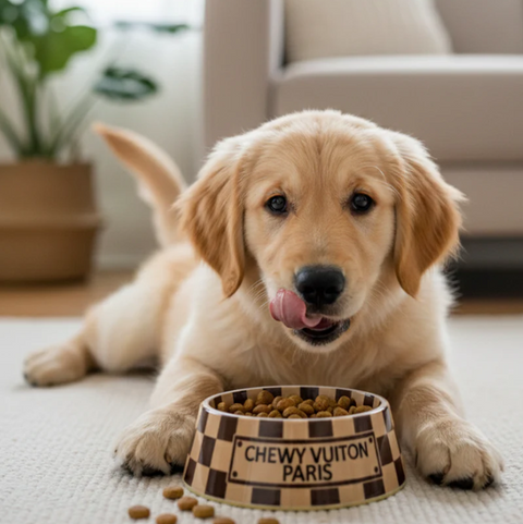 Chewy V Brown Bowl Medium