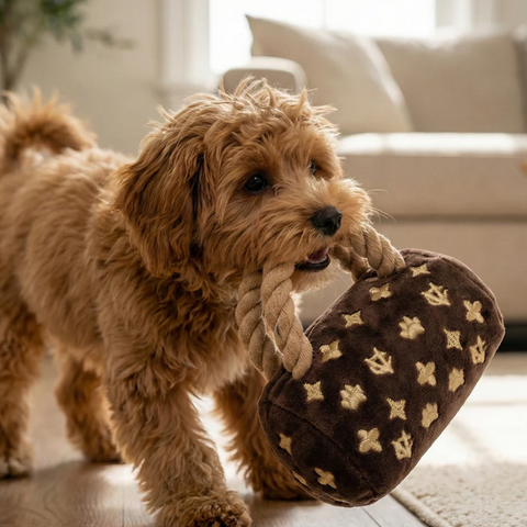 Chewy V Brown Handbag