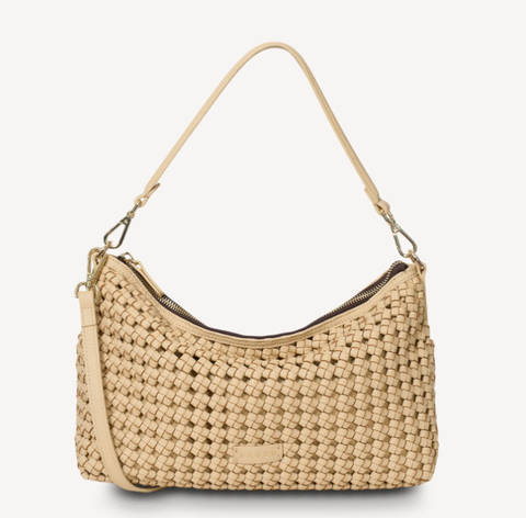 Claudia Crossbody Raffia Braid